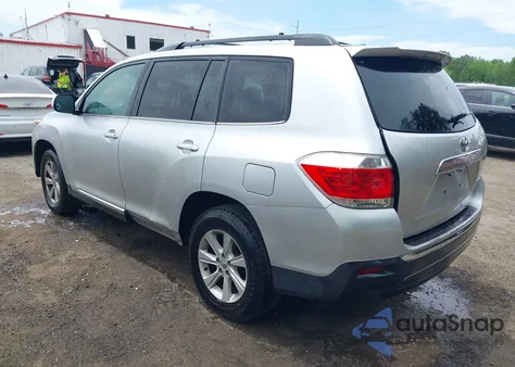 2012 Toyota Highlander Se V6 from USA, damaged, VIN 5TDBK3EH7CS101833